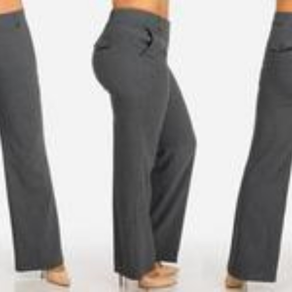 NWT 3X GREY SLACKS BY COLOR SWATCH